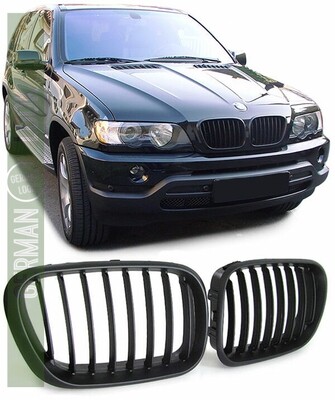 Calandre / Grille Sport pour BMW X5 E53 Noir Mat 1999 - 2003