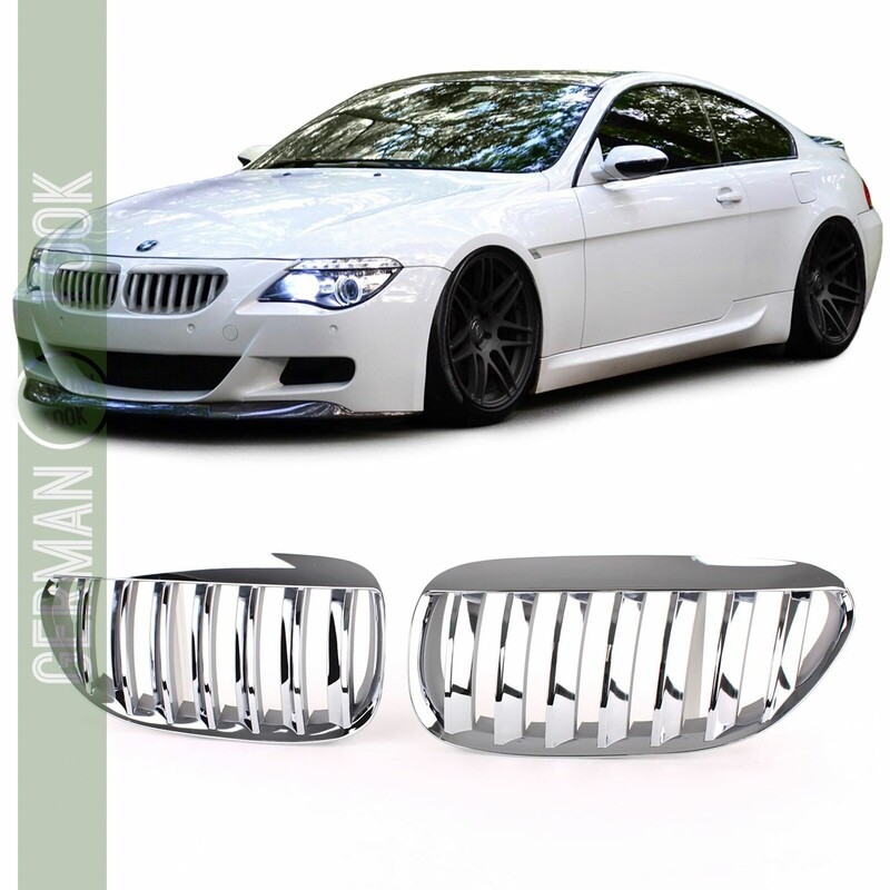 Calandre / Grille​ Sport Look chromé pour BMW Série 6 E63 E64 2004 - 2010