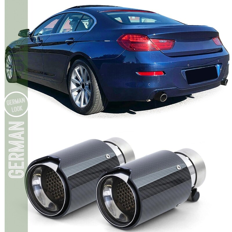 2 embouts d'échappement sport pour BMW Série 6 F12 F13 à partir de 2011