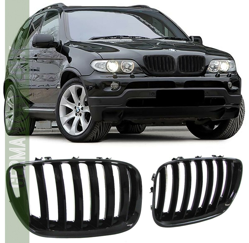 Calandre / Grille pour BMW X5 E53 Noir Brillant Look Pack M Performance 2003 - 2007 - Phase 2 Calandre / Grille pour BMW X5 E53 Noir Brillant Look Pack M Performance 2003 - 2007 - Phase 2