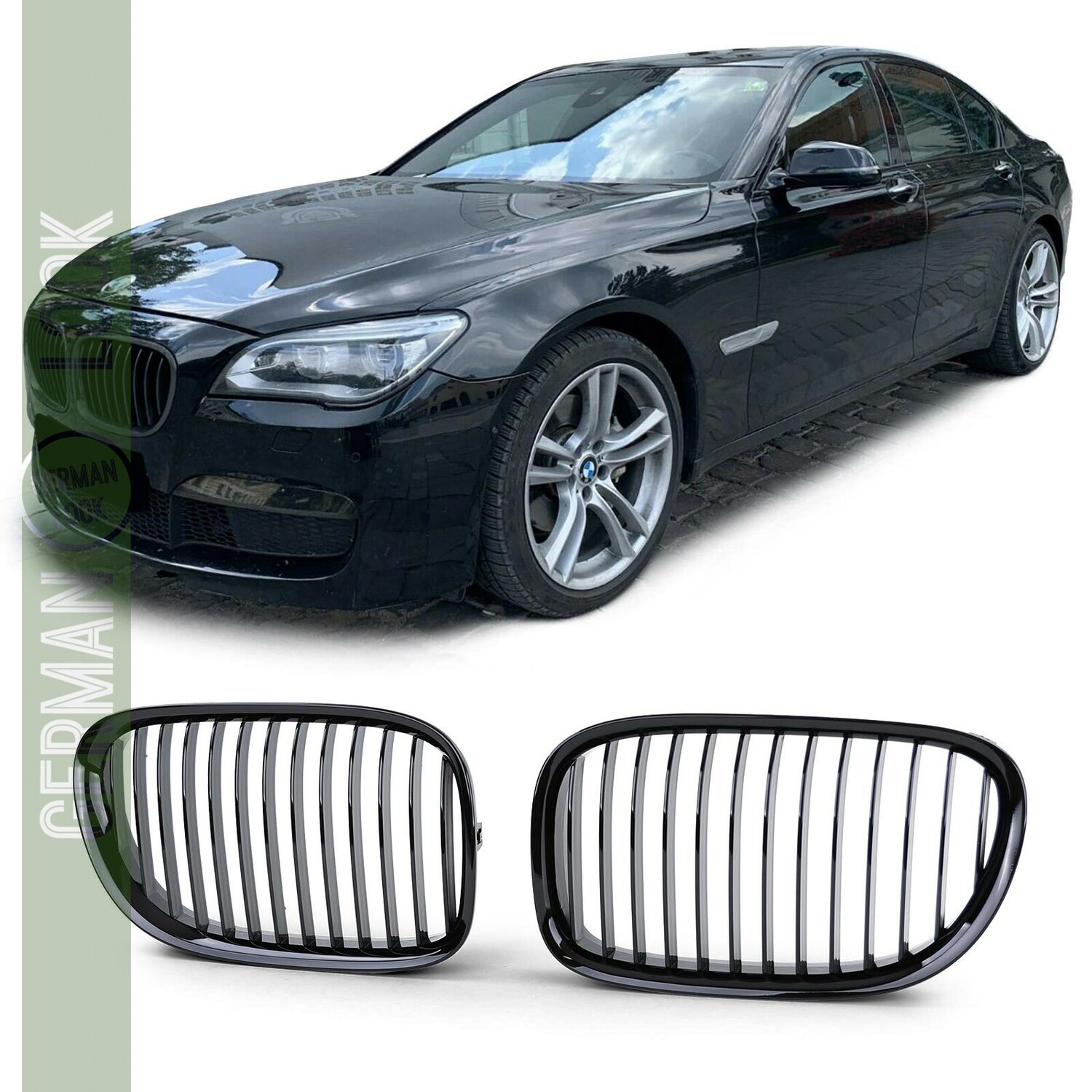 Calandre / Grille Look Pack M Performance pour BMW Série 7 F01 F02 F03 F04 2008 - 2013