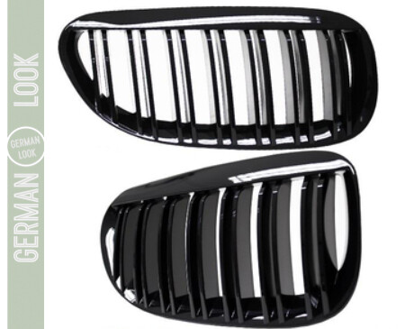 Calandre / Grille double lâme Look Pack M Performance pour BMW Série 6 E63 E64