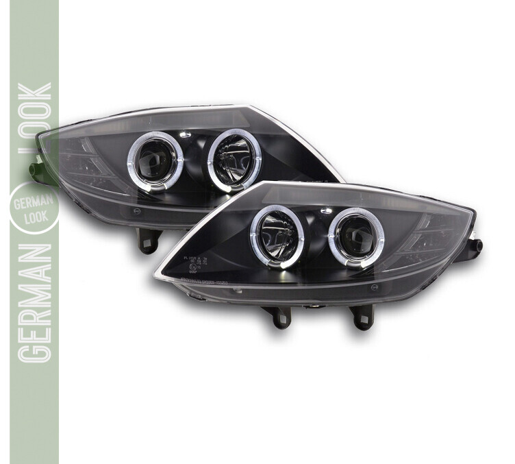 Paire de phares avant Angel Eyes pour BMW Z4 E85 E86 2003 - 2008