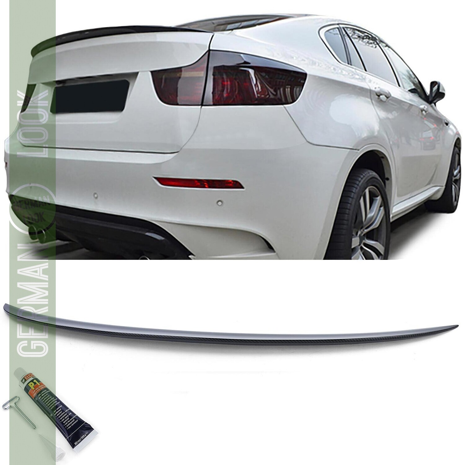 Becquet / Aileron / Lame de coffre Sport Look Pack M pour BMW X6 E71 2008 - 2014