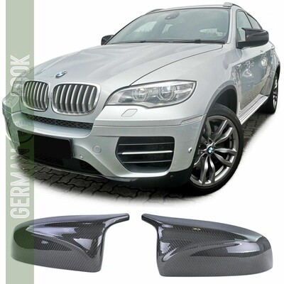 Coques de rétroviseur véritable carbone Look M Performance pour BMW X5 E70 X6 E71