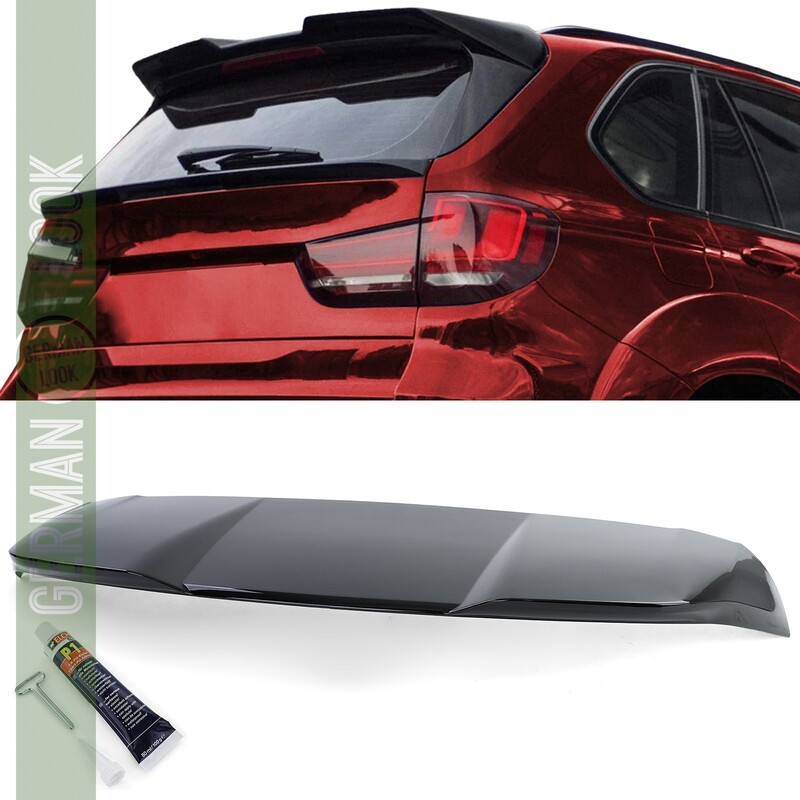 Becquet arrière de toit performance look noir brillant pour BMW X5 F15 2013-2018