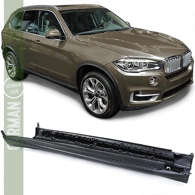 Marchepieds en aluminium protection latérale édition BLACK pour BMW X5 F15 2013-2018