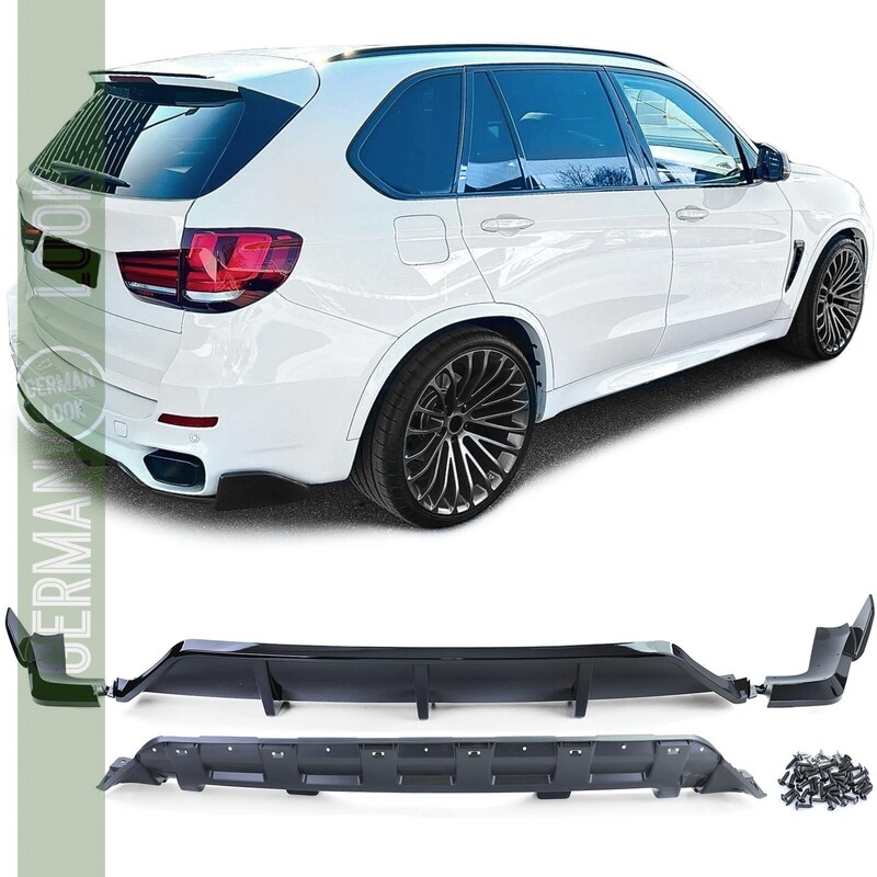 Diffuseur arrière performance noir brillant pour BMW X5 F15 2013-2018