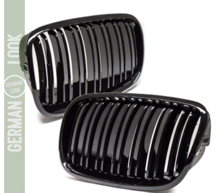 Calandre / Grille double lâme Look Pack M Performance pour BMW X5 E70 + X6 E71 E72