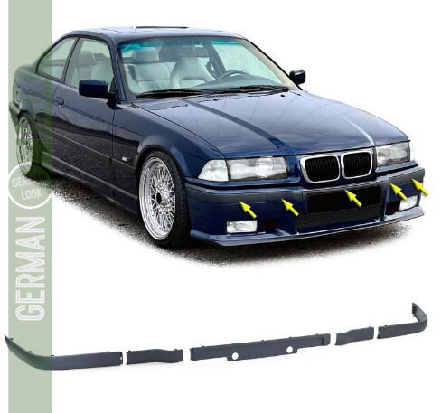 Jeu baguettes pour pare-chocs avant M pour BMW Série 3 E36 1990-1999 - 5 Pièces