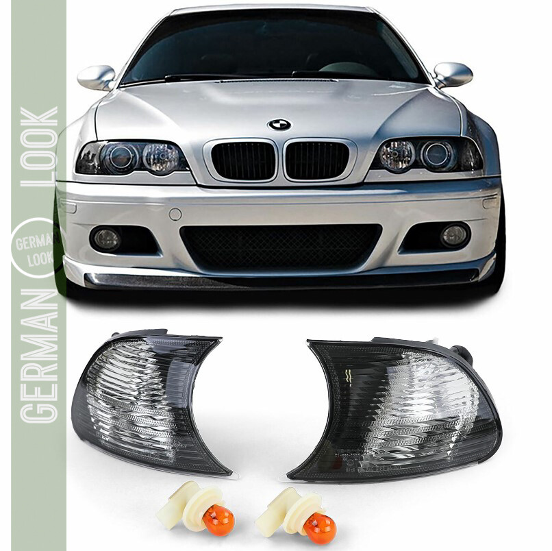 Paire de clignotants look pack M Performance pour BMW Série 3 E46 1998 - 2001