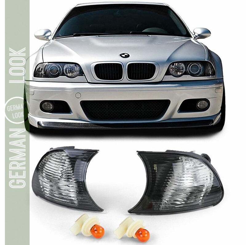 Paire de clignotants look pack M Performance pour BMW Série 3 E46 1998 - 2001