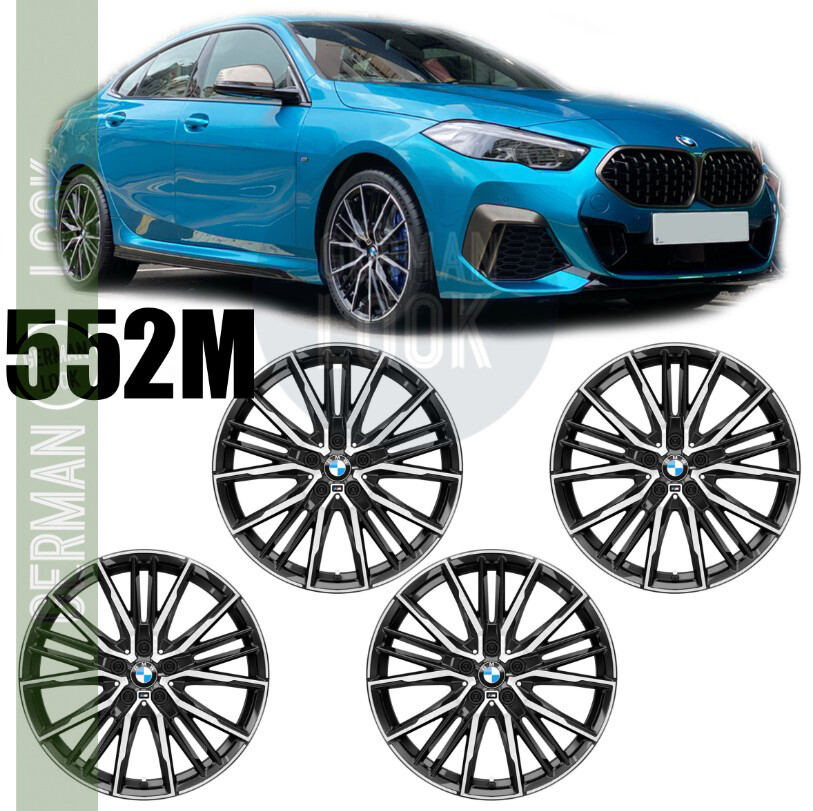 4 Jantes 18'' look 552M Performance Bi-couleur  Noir - BMW F40 F52 F44 F45