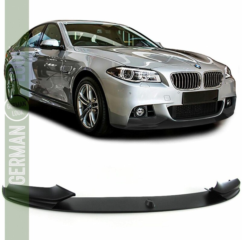 Lame / Diffuseur de Pare-choc avant en ABS pour BMW Série 5 F10 F11 look Pack M Motorsport / Performance