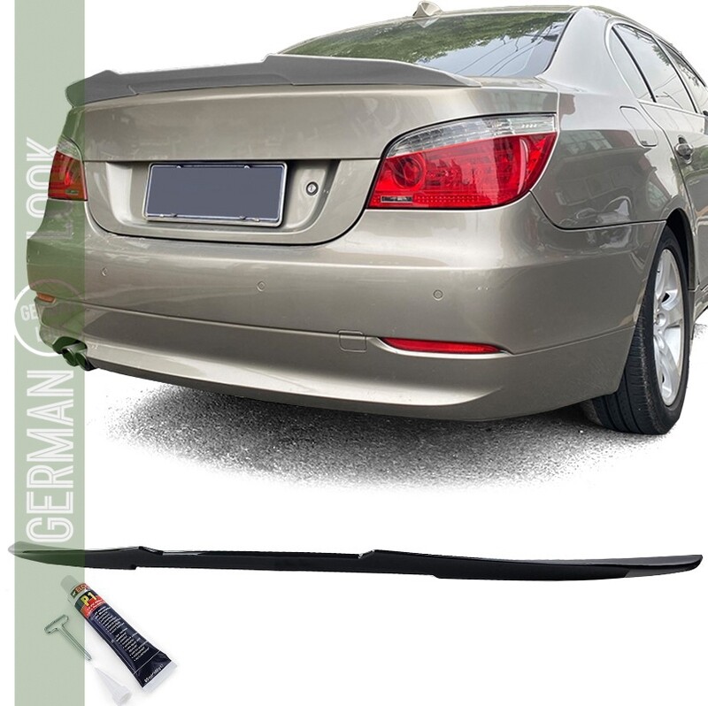 Becquet de coffre look M4 Performance pour BMW Série 5 E60 noir brillant