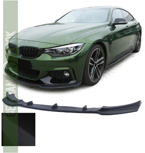 Lame de Pare-chocs avant pour BMW Série 4 F32 F33 F36 Noir Mat