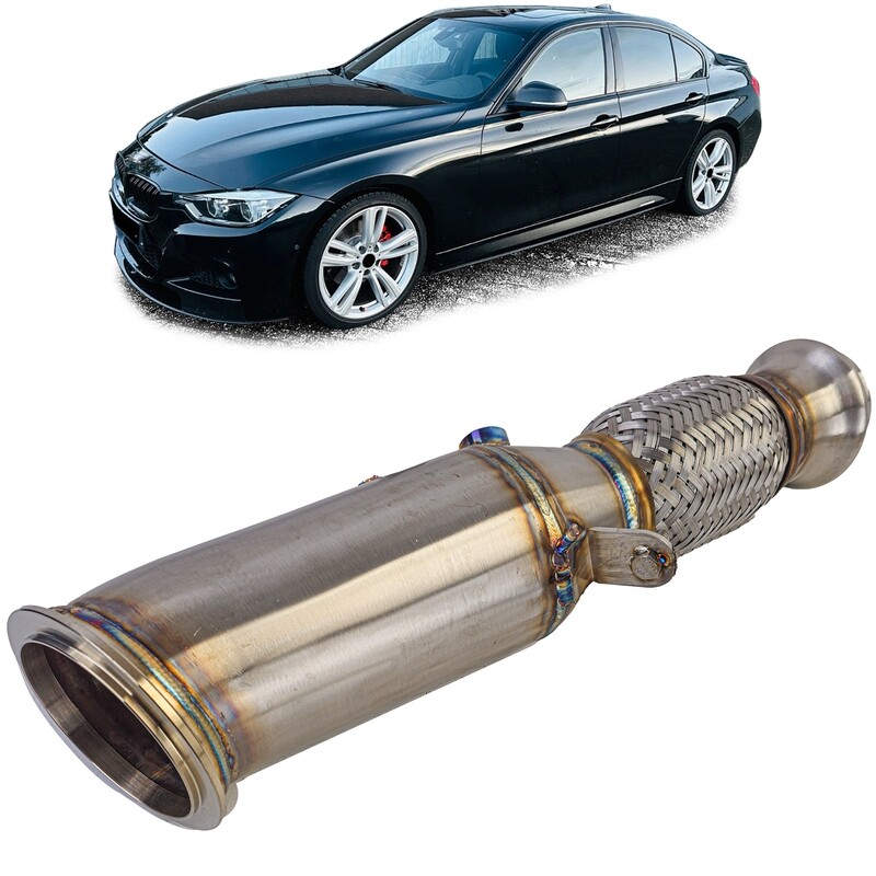 Tuyau de descente / downpipe en inox pour BMW Série 3 F30 F31 N20 320i 328i