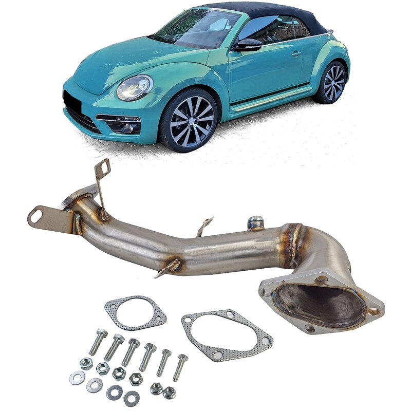 Downpipe / Tuyau de descente en inox pour VW Coccinelle 5C 2011-2019 1.4 TSI