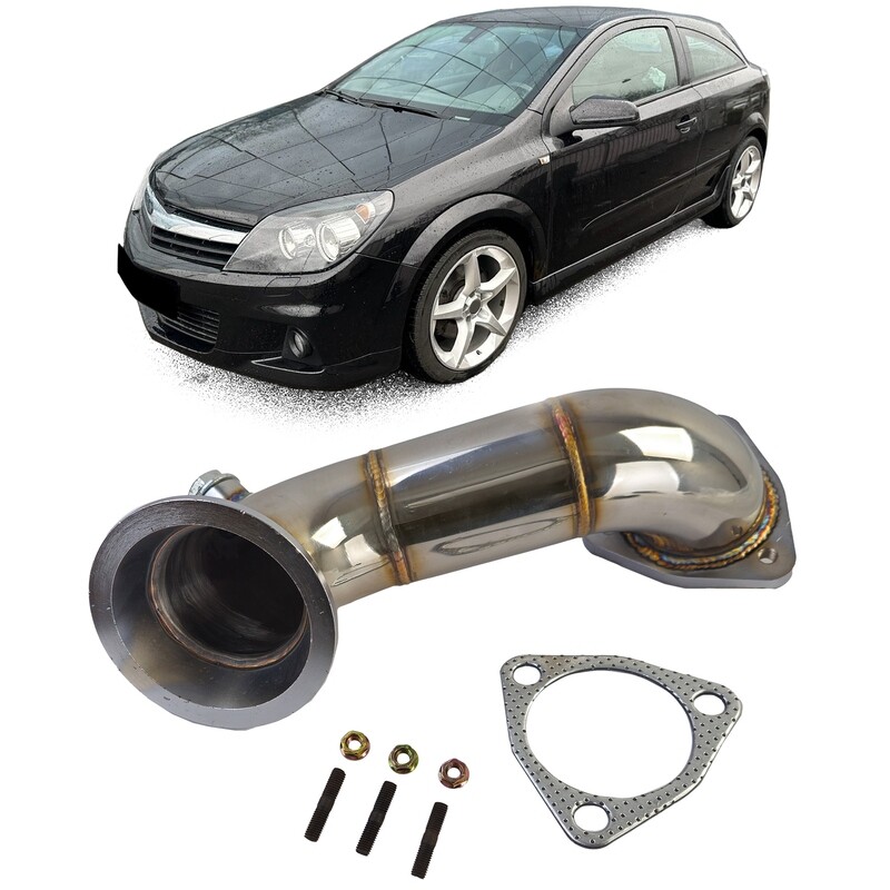 Downpipe / tuyau de descente en inox pour Opel Astra GH 2.0 Turbo 2001-2010