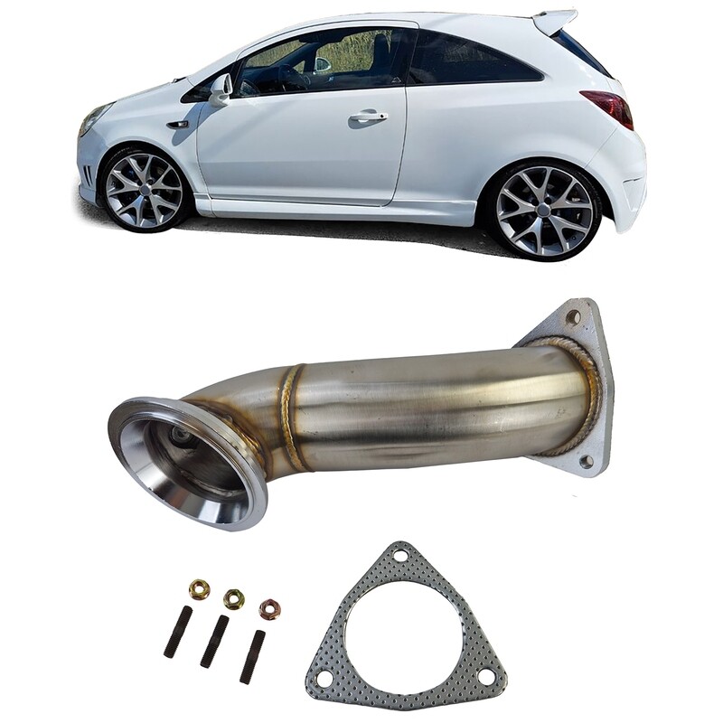 Downpipe en inox pour Opel Corsa D 1.6 Turbo 07-14 Astra H 1.6 Turbo