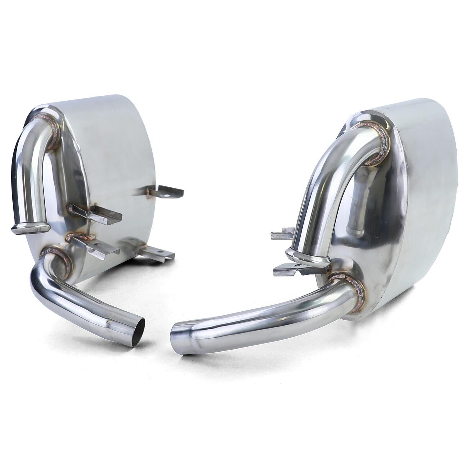 Silencieux / Pot d'échappement sport inox pour Porsche 911 996 C2 C4 1998-2005