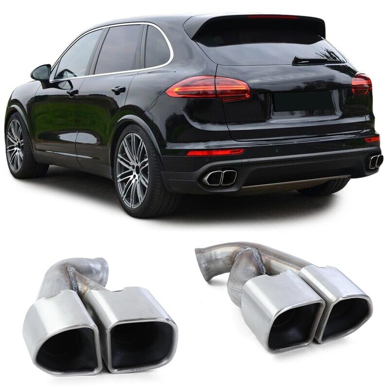 Sorties d'échappement sport inox pour Porsche Cayenne 92A 2014 - 2017
