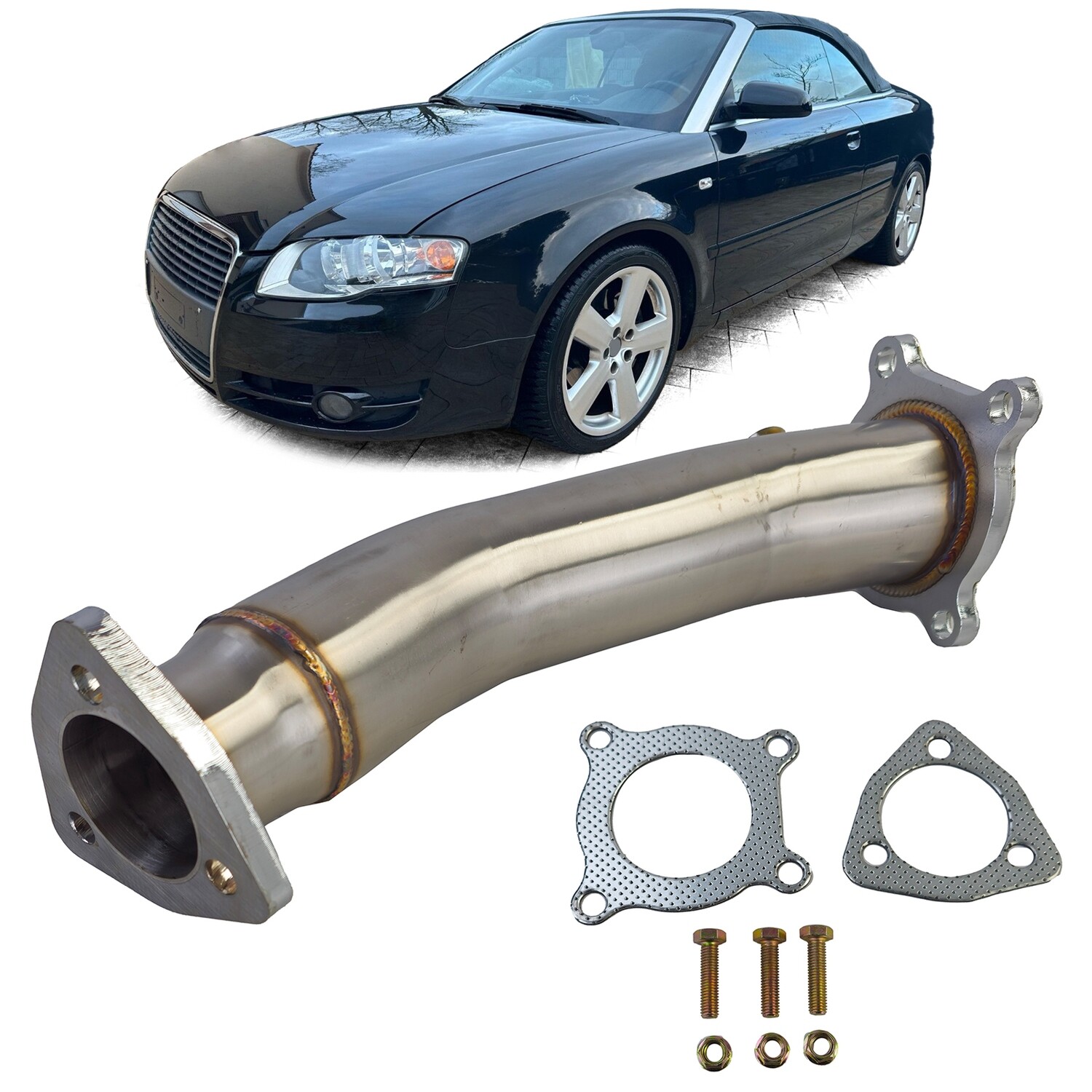 Tuyau de descente / Downpipe pour Audi A4 B7 2.0 TFSI 2005-2008