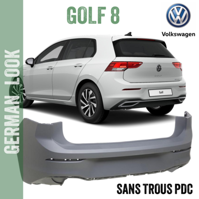 Pare-chocs arrière pour Volkswagen Golf 8 berline - SANS PDC