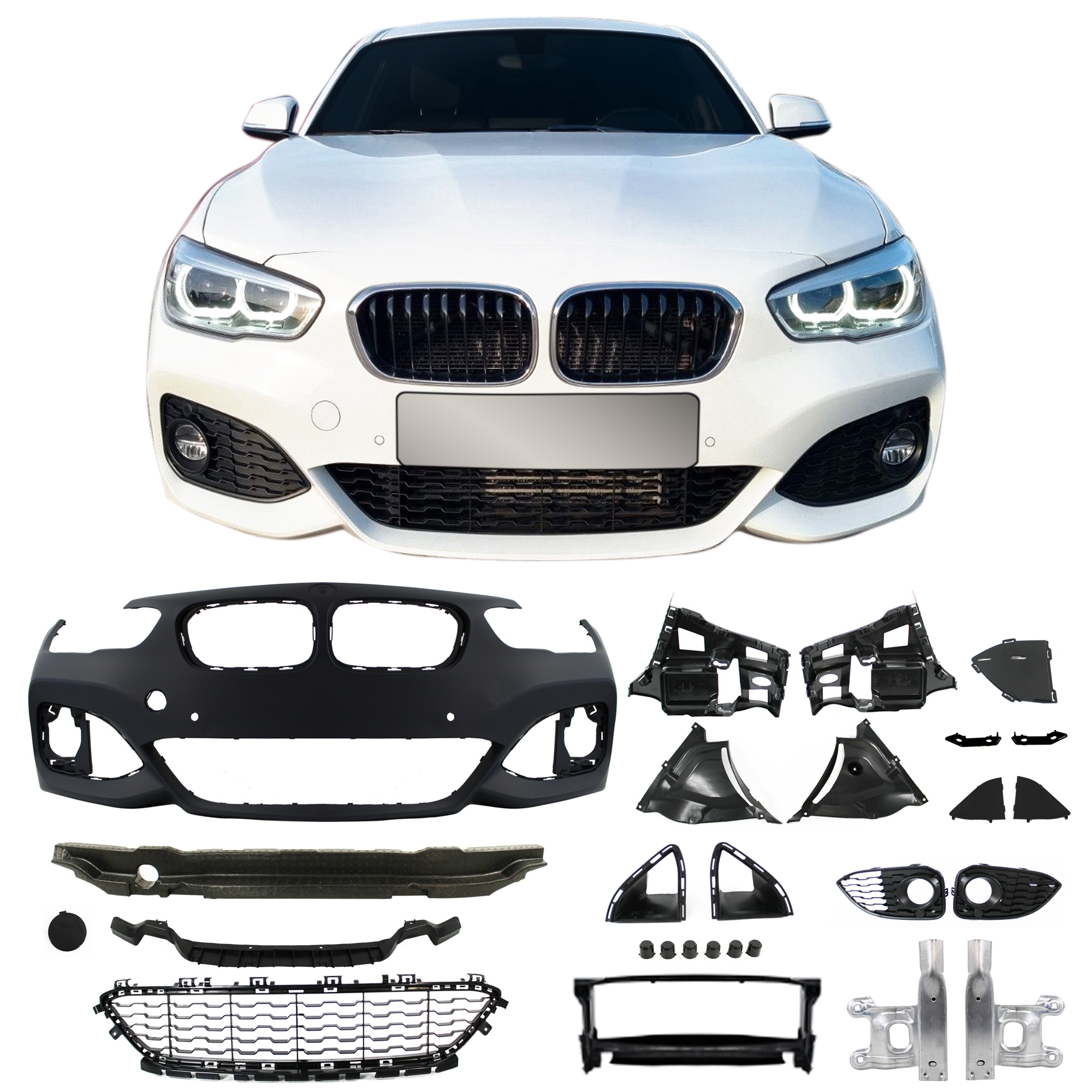 Pare-chocs avant pour BMW Série 1 F20 F21 LCI 2015-2019 Pack M