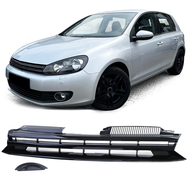 Calandre / Grille Noir pour Volkswagen Golf 6 à partir de 2008