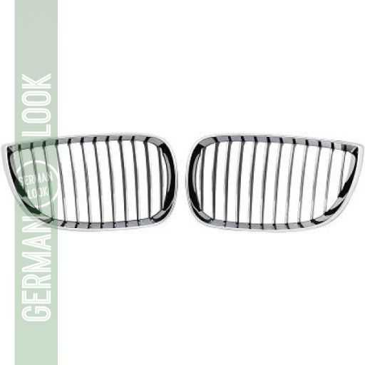 CALANDRES CHROME POUR BMW SÉRIE 1 E81 E82 E87 E88 DE 2004-2007 Phase 1
