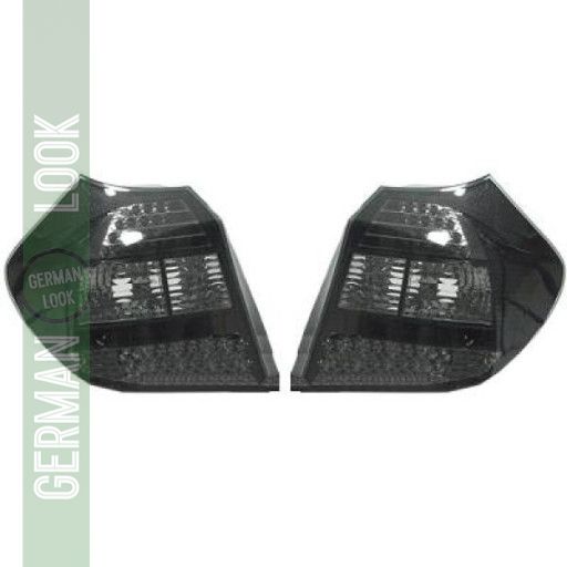 KIT DE FEUX ARRIÈRES VERSION LED NOIR BMW SÉRIE 1 (E81, E82, E88) DE 04 À 07