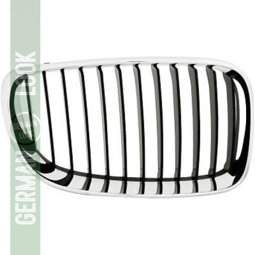 GRILLE DE CALANDRE CHROME/NOIR DROIT BMW 1-REIHE (E81/E87/E82/E88) 07-11 => 51137166440