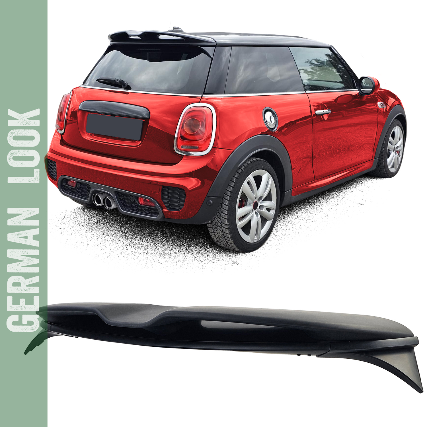 Becquet arrière de toit performance complet pour Mini One Cooper S F56 2014-2020