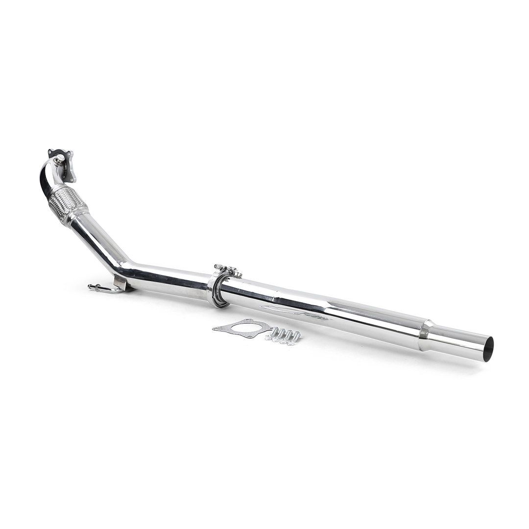 DOWNPIPE INOX POUR VW GOLF 5 6 GTI AUDI A3 8P 1.8T 2.0T TT 8J 2.0 TFSI SEAT LEON 2 SCIROCCO