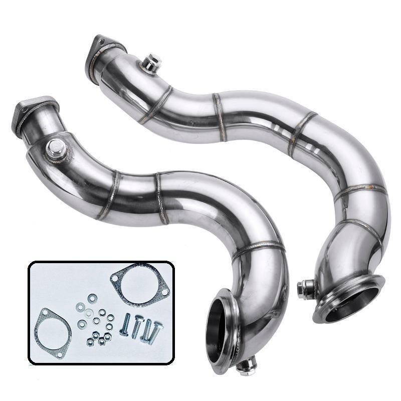 DOWNPIPE INOX POUR BMW 135i 335i AVEC MOTEUR N54 SERIE 1 3 E81 E82 E87 E88 E90 E91 E92