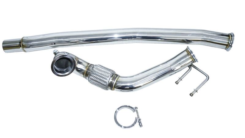 DOWNPIPE INOX POUR VW GOLF 7 2.0 R AUDI TTS S3 8V SEAT LEON 3 CUPRA R 290 300 310 cv