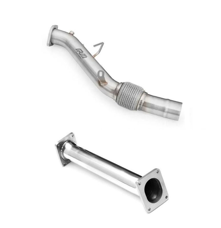 Downpipe inox + tube fap pour moteur M57 M57N BMW série 5 E60 et E61 phase 1 525d 177cv 530d 218cv