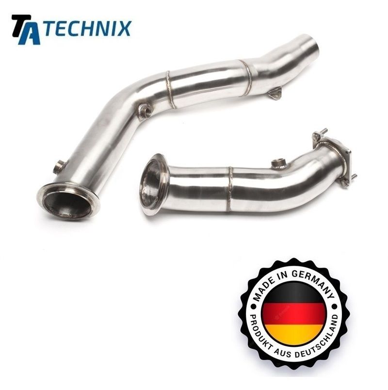 DOWNPIPE TA TECHNIX POUR BMW M3 F80 ET M4 F82 EN INOX AVEC MOTEUR S55 431CV ET 450CV