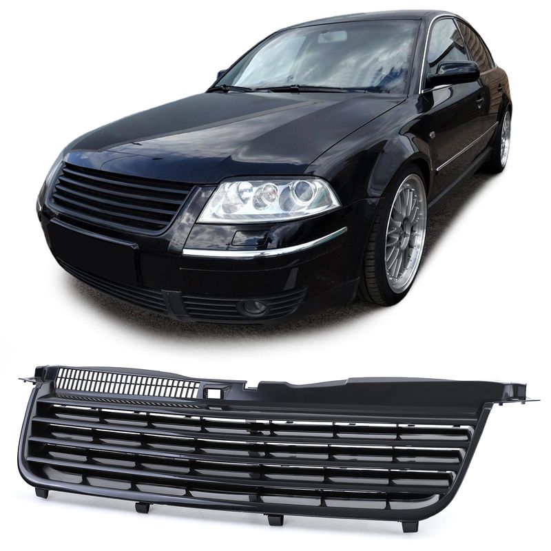 Calandre / Grille noir pour Volkswagen Passat 3BG 2000-2005
