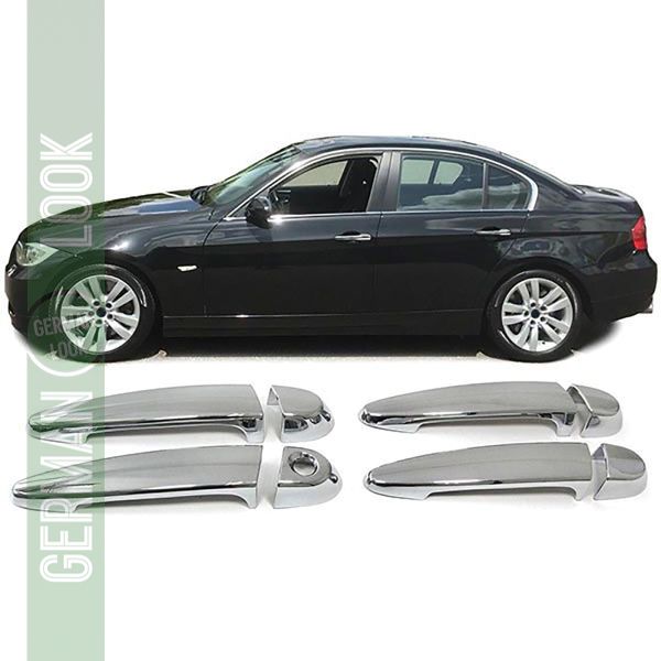 Couvre-poignées de porte chromés pour BMW SÉRIE 1 E87 X6 E71 SÉRIE 3 E90