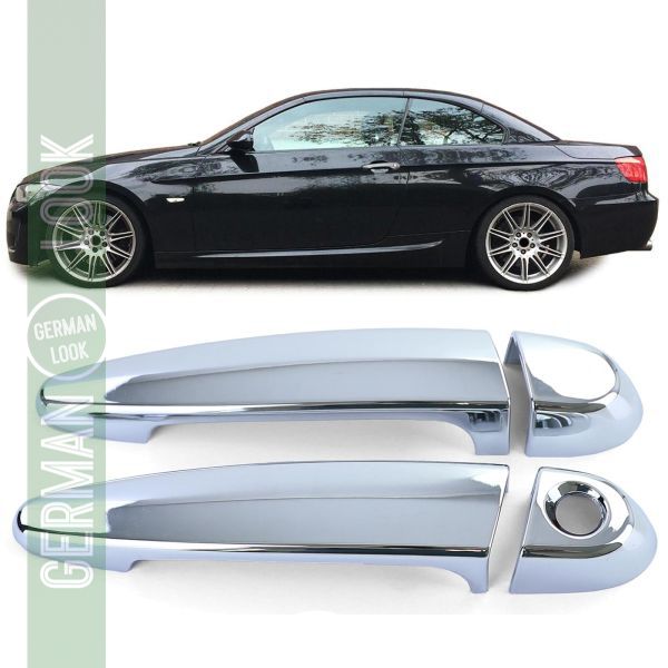 Garniture de poignée de porte chromée pour BMW Série 3 E92 93 Série 1 E81 E82 E88