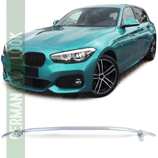 Barre de jambe de force en aluminium réglable poli sur mesure pour BMW Série 1 F20 F21 10-19