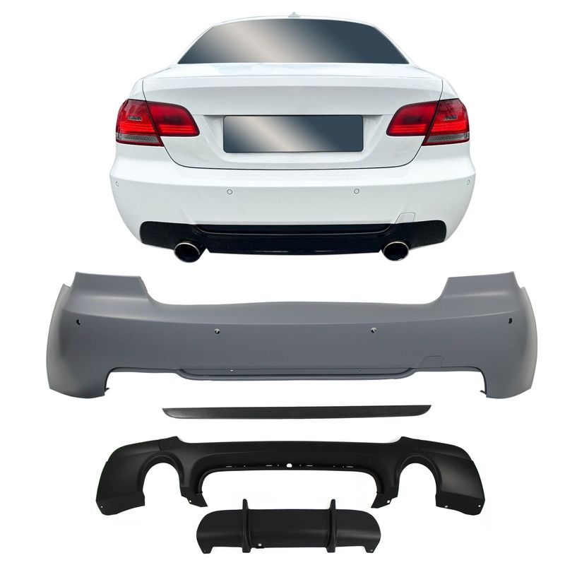 Pare-chocs arrière pour BMW Série 3 E92 E93 2006-2013 Pack M