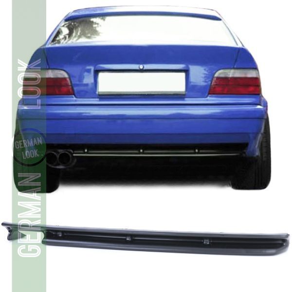 Diffuseur arrière sport double tube gauche sur mesure pour BMW Série 3 E36 90-99