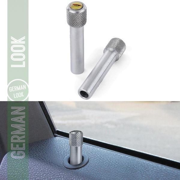 Goupille de porte en aluminium STW Limited Edition Grip Silver sur mesure pour BMW Série 3 E30 E36