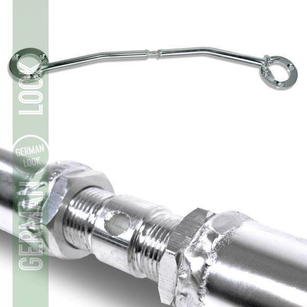 Barre de jambe de force avant en aluminium poli 3 pièces sur mesure pour BMW Série 3 E36 316i 318i M40 -94