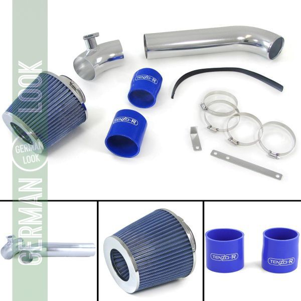 Kit d'admission d'air avec filtre à air sport Tenzo-R bleu pour BMW Série 3 E36 325i 328i 92-98