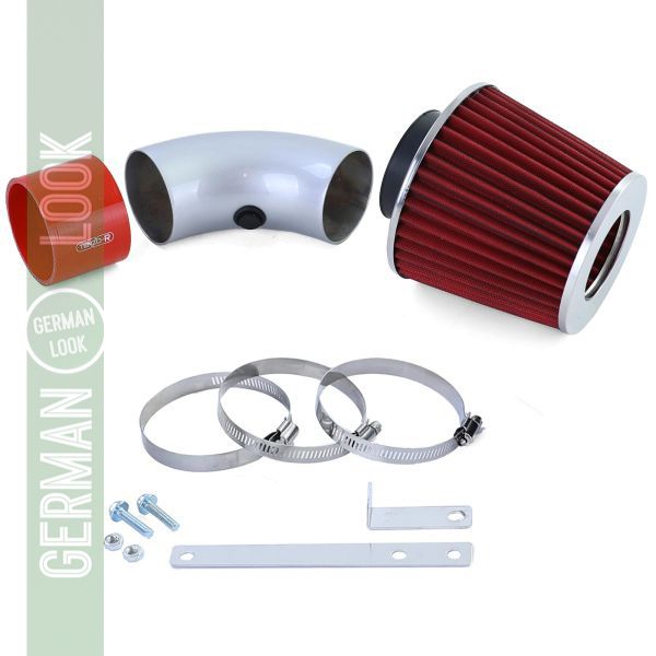 Kit de admissão de ar com filtro de ar esportivo vermelho para BMW Série 3 E36 1.8 Z3 1.9