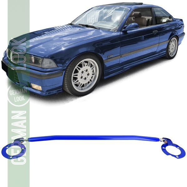 Barre anti-rapprochement en aluminium bleu avant pour BMW E36 6 cyl 320i 323i 325i 328i 92-99